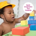 thumbnail image 6 of Edushape Floating Blocks - Set of Baby Bath Construction Foam Blocks Toys for Toddlers 1-3, 6 of 8