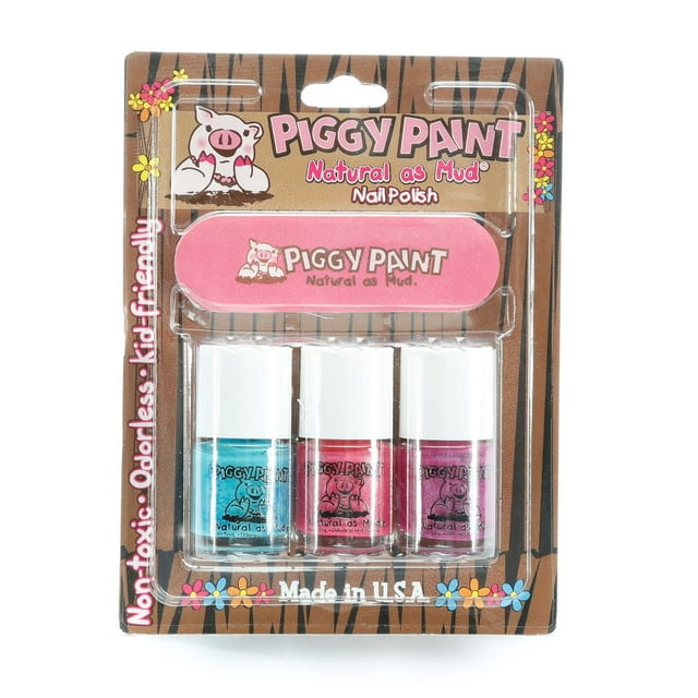 Piggy Paint Natural as Mud Nail Polish Set