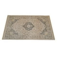 thumbnail image 3 of Machine Made Polyester 2'x3'10'' Durable Indoor Outdoor Rectangular Washable Oriental Pattern Footmat MFM076, 3 of 6