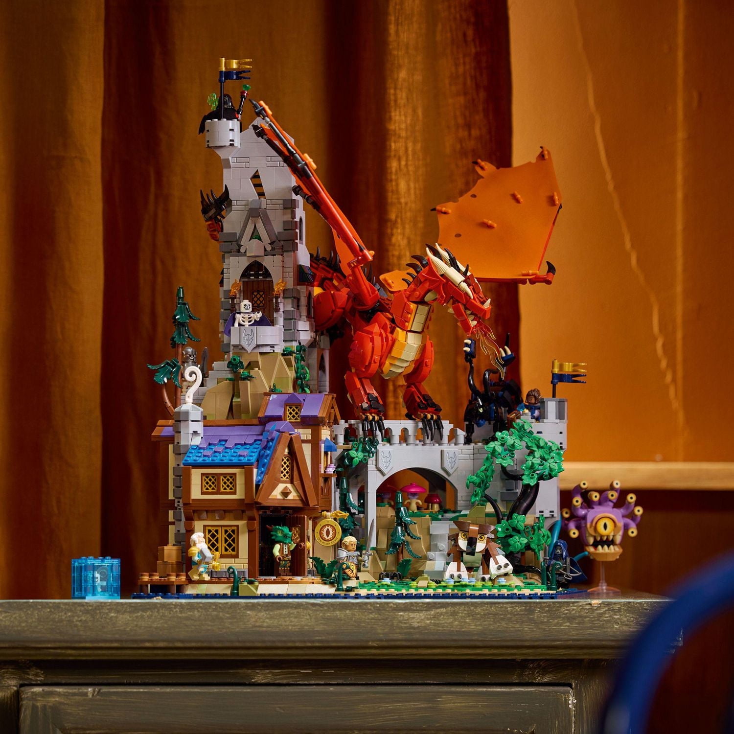 LEGO Ideas Dungeons & Dragons: Red Dragon’s Tale Building Set for Adults, Dungeons and Dragons Gift Idea, Fantasy Model for Build and Display, Created in Collaboration with Wizards of the Coast, 21348