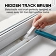 thumbnail image 4 of Window Screen Cleaning Brush, Window Screen Cleaner Tool with Squeegee & Crevice Brush, Multi-Purpose Cleaning Brush for Patio, Door, Porch Screens, Double Sided Wet & Dry Dual Use, 4 of 8