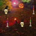 thumbnail image 3 of SXcggal Drag Five Halloween Solar Garden Resin Courtyard Ground Lights Colorful Hand Candles Atmosphere Decorative Lights Practical Basic Garden Lamps For Garden, 3 of 6