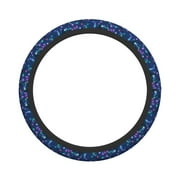 XMXY Car Steering Wheel Cover, Blue Heart Light Non-Slip Jeep Truck Universal Elastic Steering Wheel Protector 15 inch