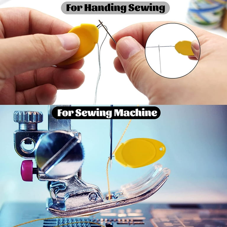 Menkey 30 Pcs Needle Threaders for Hand Sewing Wire Loop DIY Needle Threader for Needle Work, Simple Needle Threader Sewing Machine, Embroidery, Sewing Craft