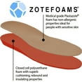 thumbnail image 2 of FootMatters Plastazote Orthotic Comfort Insoles - US Women 7-9 / Men 6-7, 2 of 6