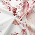 thumbnail image 4 of Pink Eucalyptus Shower Curtain, Watercolor Plant Leaves with Floral Bathroom Shower Curtain Set with Hooks, 72x72, 4 of 6