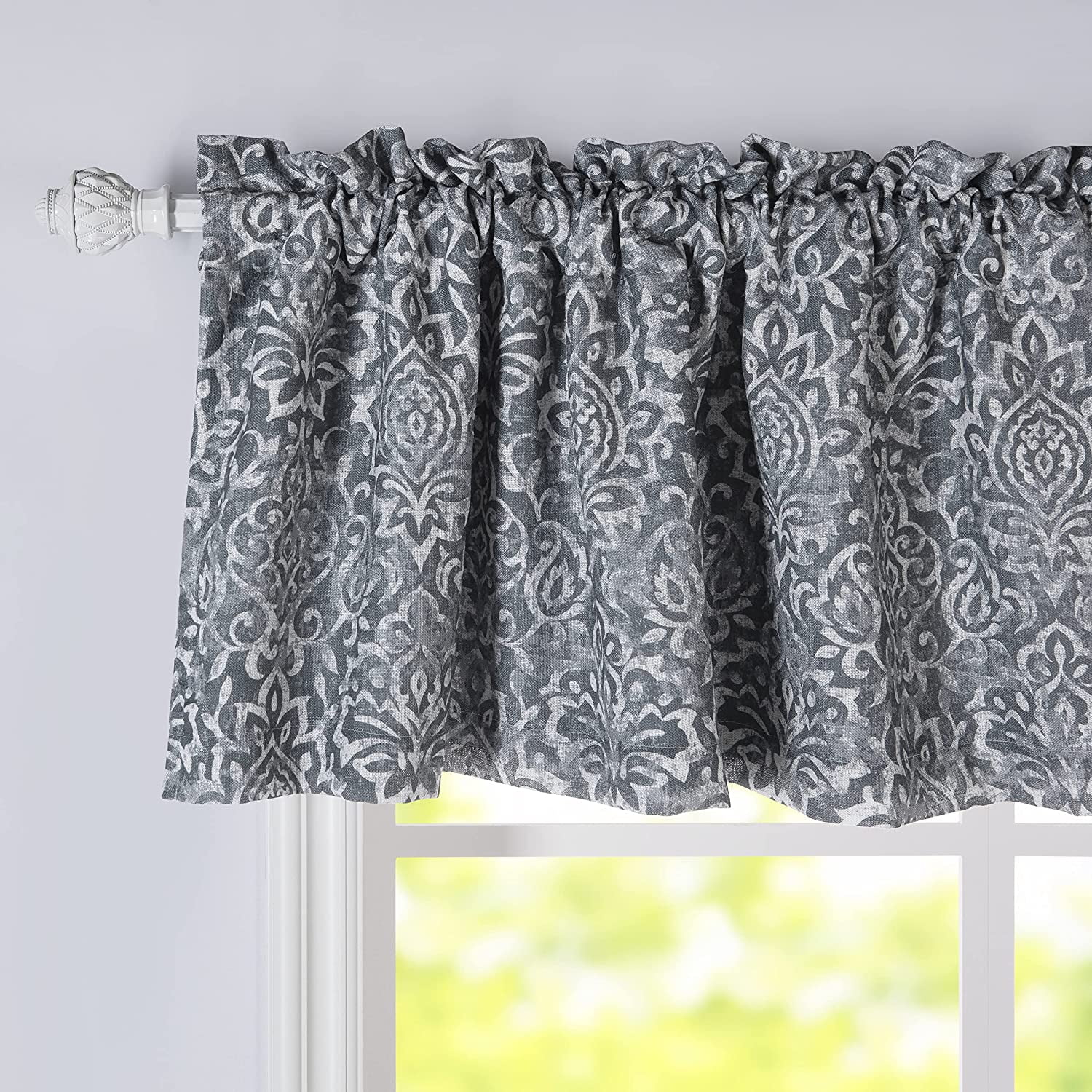 VHC Farmhouse 20x72 Valance Kitchen Curtains Rod Pocket Pointed Hanging Loops 
