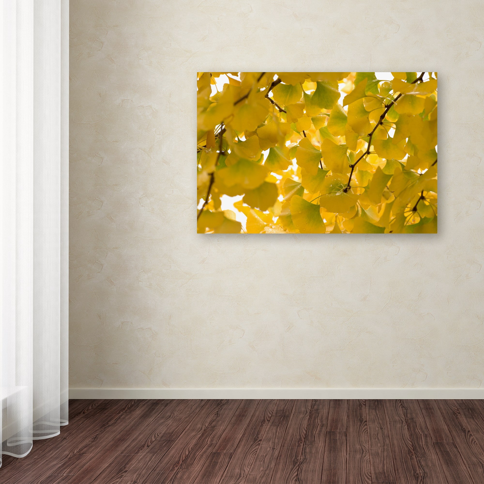 Trademark Fine Art "Yellow Autumn" Canvas Art by Philippe Sainte-Laudy