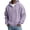 Purple, variant on Men's Hoodies Pullover Waffle Knit Button Hooded Sweatshirts Drawstring Loose Fit Athletic Workout Plain Shirts