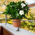 thumbnail image 2 of Troglfold plant holder wall mount 1 set of Wall Planter Ring Flower Pot Hanging Rack Railing Hanging Flowerpot Stand,5.91"X5.91"X3.03", 2 of 11