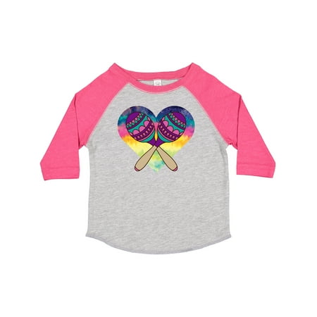 

Inktastic Cinco De Mayo Maracas Heart Gift Toddler Toddler Girl T-Shirt