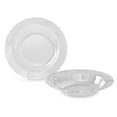 thumbnail image 2 of " OCCASIONS " 240 Pieces Pack, Vintage Style Disposable Wedding Party Plastic Bowls (10 oz Soup Bowl, Portofino Clear), 2 of 4