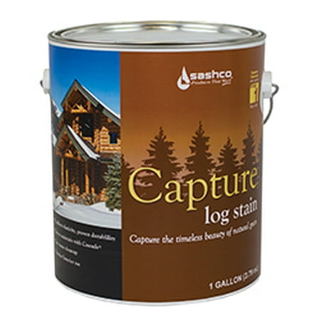 Capture Stain 1 Gallon Natural (Best Log Cabin Stain)