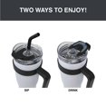 thumbnail image 4 of Vaso HYDRAFLOW Capri de 1,2 L con pajita, asa y tapa, color arcilla, 4 of 9