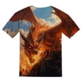 thumbnail image 3 of WOYY Boys Dragon T-Shirt Graphic Tee Casual Short Sleeve T Shirt Top, Sizes 2-13, 3 of 3