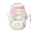 thumbnail image 3 of Abrigo de Invierno para Mascotas, Chaleco Acolchado Cálido con Diseño de Dos Patas, Capa Exterior Impermeable para Perros Pequeños y Cachorros con Cierre de Cremallera, Tallas S, M, L, 3 of 6