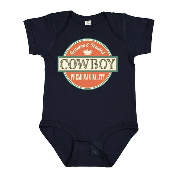 Inktastic Cowboy Vintage Logo Boys Baby Bodysuit