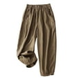thumbnail image 1 of Besolor Capris pour Femmes avec Dentelle, Kaki, 1, 1 of 7