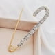 thumbnail image 2 of Cute Alloy Rhinestone Pins For Pants Waist Adjustment Women Cardigan Scarf Shawl Safety Brooches Korean Simple Luxury Jewelry, 2 of 4