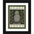 thumbnail image 1 of Shamp, Cindy 25x32 Black Ornate Wood Framed with Double Matting Museum Art Print Titled - Welcome Pineapple, 1 of 4