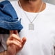 thumbnail image 4 of Collar con colgante de letra inicial Uxcell de 20" para hombres y mujeres, letra mayúscula T, dorado, 4 of 6