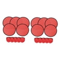 thumbnail image 4 of 10 Pieces Folding Fans Hand Fans Round Fans with Nylon Polyester Fabric for Wedding Performance and Outdoor Activities, 4 of 9