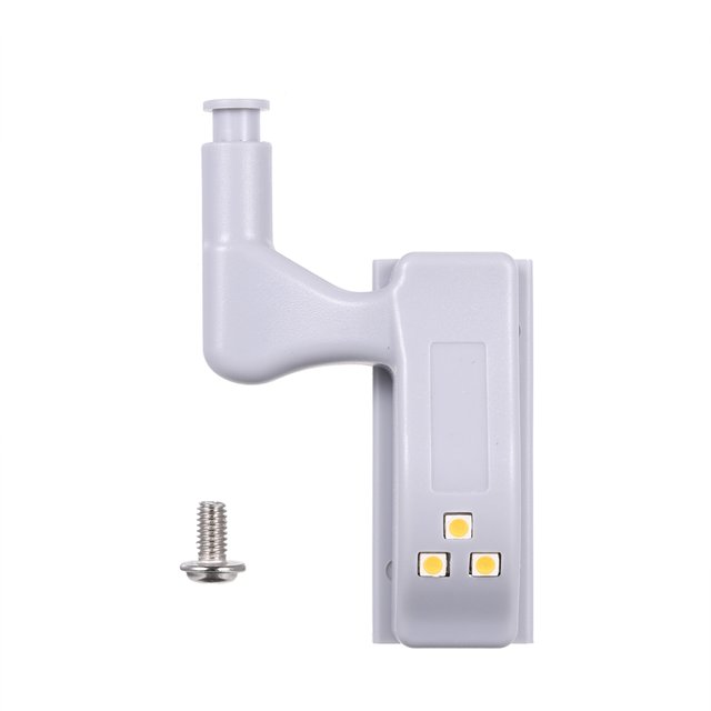 Luz del gabinete Irfora LED Sensor Bisagra Lámpara de luz para armario de cocina Armario armario Armario blanco cálido Irfora Luz del gabinete