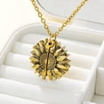 thumbnail image 4 of you-are-my-sunshine-sunflower-necklace-women-men, 4 of 11