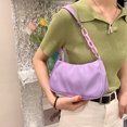 thumbnail image 1 of Bolso de hombro de cadena de nailon sólido para mujer a la moda (púrpura) Tmvgtek Para estrenar, 1 of 9