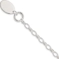 thumbnail image 1 of Sterling Silver Fancy Oval Disc Bracelet (7 X 21) Made In Thailand qg516-7, 1 of 5