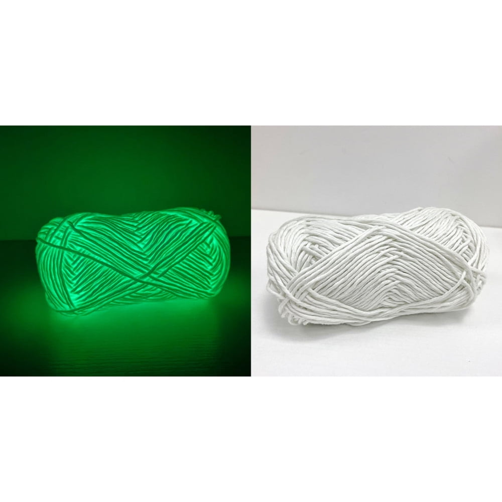 Handmade Luminous Chunky Yarn Glow In The Dark Knitting Soft Hand Knitted  Yarn Diy Weave Glowing Wool New