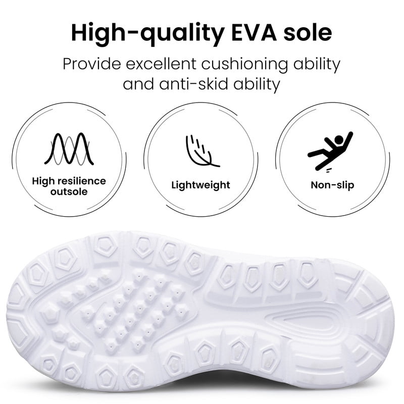 YHOON Boys Girls School Sports Shoe Lightweight Running Tennis Sneakers Walking Kids Shoes Grey Toddler Size 10
