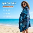 thumbnail image 4 of Inadays Beach Towel Sand Free Absorbent Lightweight Compact Warp-knitted Pool Towels for Swimming Camping Yoga Gym Travel Easy Pack Beach Essentials Accessories for Adults Women Men Vacation Gift, 4 of 7