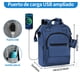 thumbnail image 4 of Mochila Pañalera Impermeable Multifunción Bebe Viaje Bolso Modelo Azul, 4 of 4
