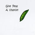 thumbnail image 2 of CafePress - Give Peas A Chance Infant Creeper - Baby Light Bodysuit, Size Newborn - 24 Months, 2 of 4