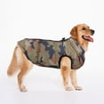 thumbnail image 3 of EeaseMX Chaleco acolchado de algodón para perro cachorro, sin mangas, talla M (camuflaje), 3 of 8