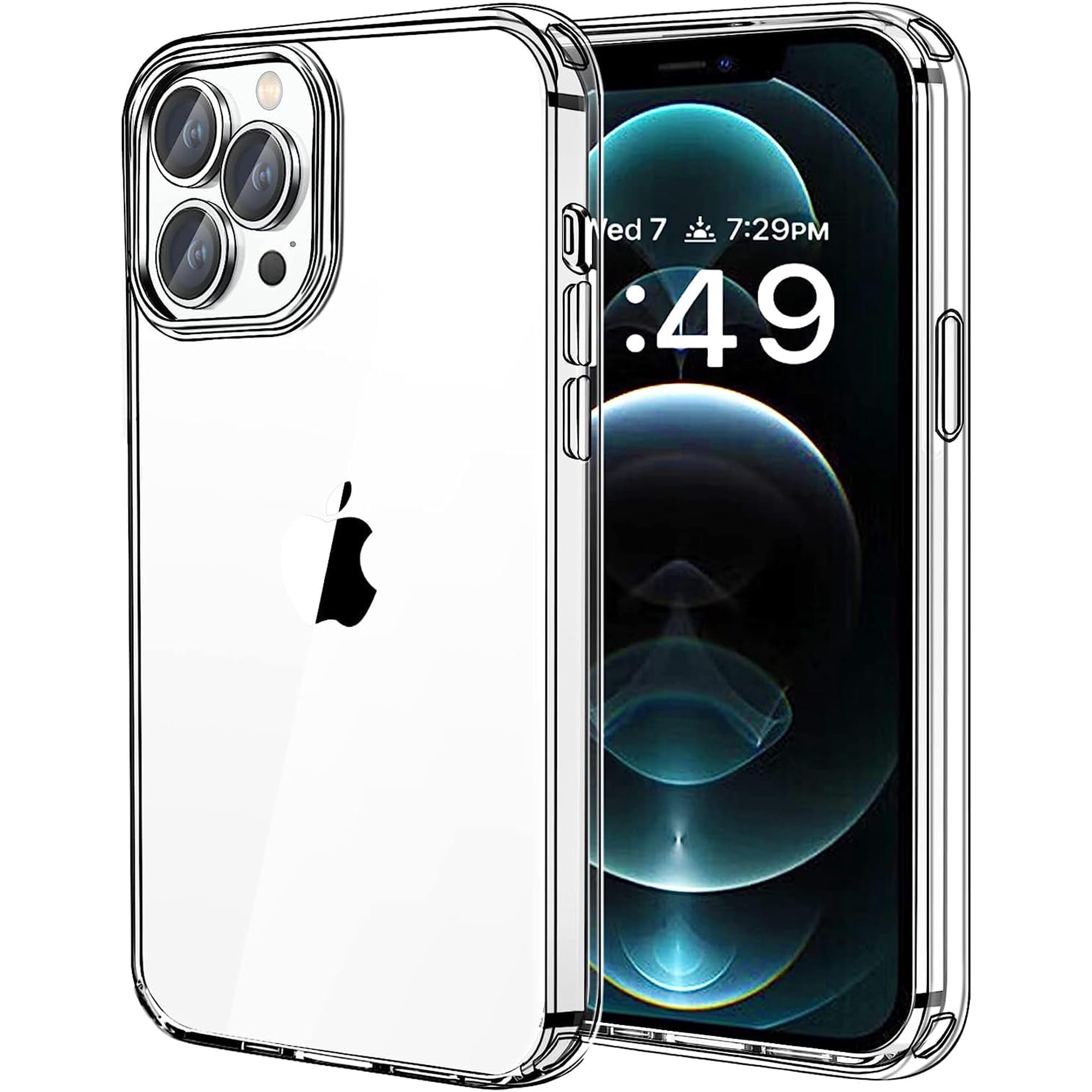 Entronix Clear Case Compatible with iPhone 11 Pro Max, Shockproof Hard Cover