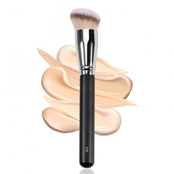 RAGUPEL Foundation Brush Flat Angled Makeup Brushes Large Soft Bristled Contoured Brush Foundation Makeup Brushes Face Brush Beauty Tools