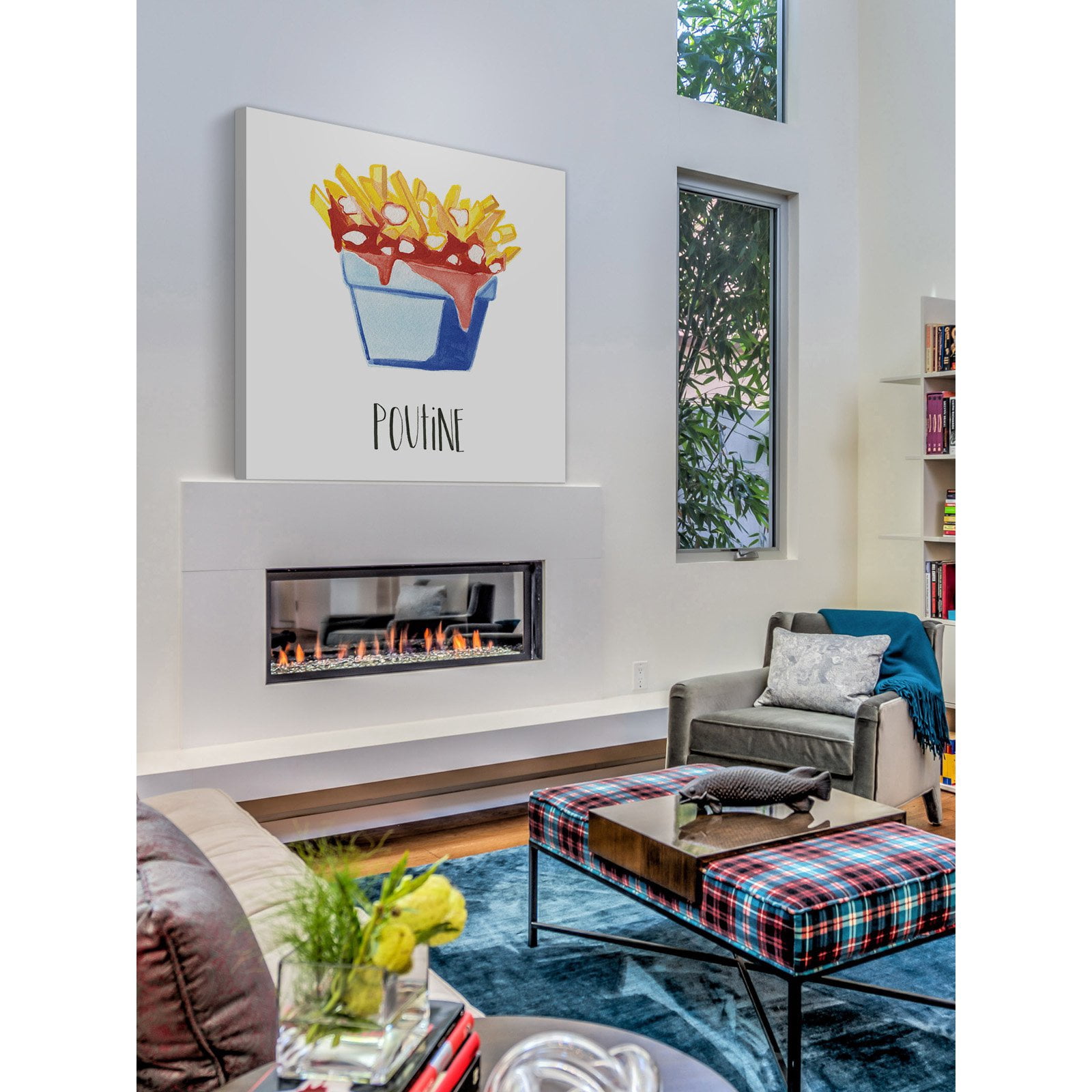Marmont Hill "Poutine" by Molly Rosner Painting Print on Wrapped Canvas