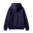 thumbnail image 3 of Boyscolos Men's Zip Up Hoodie Trendy Long Sleeve Slim Fit Sweatshirt Drawstring Gym Athletic Hooded Jacket with Pocket Navy L, 3 of 6