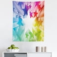 thumbnail image 1 of Star Tapestry, Design with Rainbow Colors Burst Effect Colorful Illustration Festive Art, Fabric Wall Hanging Decor for Bedroom Living Room Dorm, 5 Sizes, Multicolor, by Ambesonne, 1 of 1