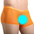 thumbnail image 4 of MERIGLARE Shorts sous-Vêtements pour Hommes Filets Orange m m, 4 of 9