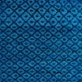 thumbnail image 1 of Ahgly Company Indoor Square Abstract Neon Blue Abstract Area Rugs, 5' Square, 1 of 6