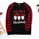 thumbnail image 3 of Pijamas navideños familiares, conjunto de disfraz para el hogar, pijamas navideños con estampado a cuadros, pijamas navideños familiares a juego, 3 of 5
