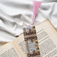thumbnail image 6 of Kdxio Oil Lamp Coffee Beans Print Metal Tassel Bookmarks,Perfect Gift for Art Lovers and Bookworms Metal Bookmarks for Women, 6 of 8