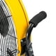 thumbnail image 5 of iLiving Ventilador de piso de barril de alta velocidad oscilante interno orbital de 24 pulgadas y 3 velocidades para oficina, taller de automóviles, garaje, taller, almacén, 7800 CFM, amarillo, 5 of 5