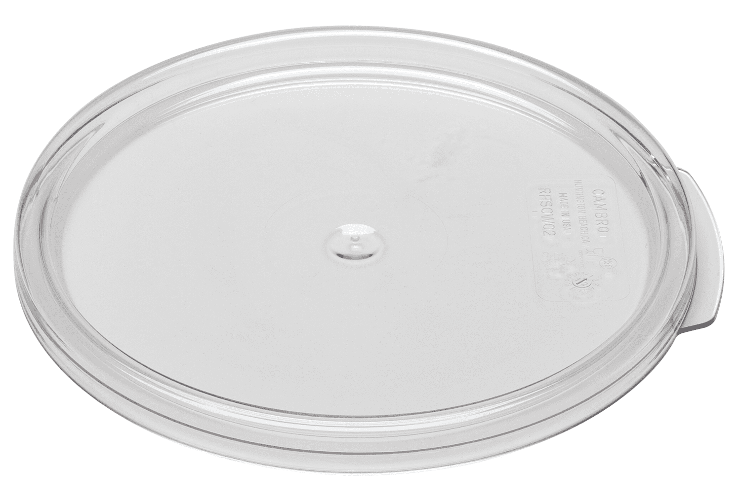 Cambro Camwear RFSCWC2135 Pack of 1 Round Covers for 2 & 4-Quart Container