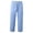 Light Blue, variant on OSOLU Men's Autumn Beach Pants Solid Color Cott On Linen Loose Drawstring Button Casual Pants Men Trousers Daily Relaxed Fit Breathable Bottoms