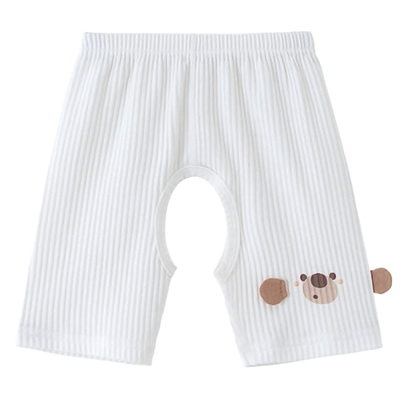Loopsun Kids Boys Girls Summer Soft Breathable Elastic Waist Casual Split Crotch Shorts