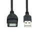 thumbnail image 4 of Cable de extensión USB, paquete de 10 unidades, macho a hembra, USB A 2.0 de 1,5 m, 4 of 4